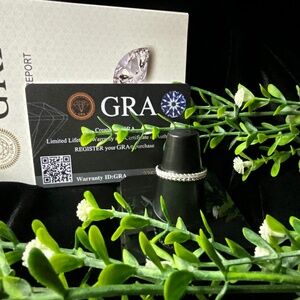 Eternity Band Pave Stones with Beaded Style Moissanite Sz 10